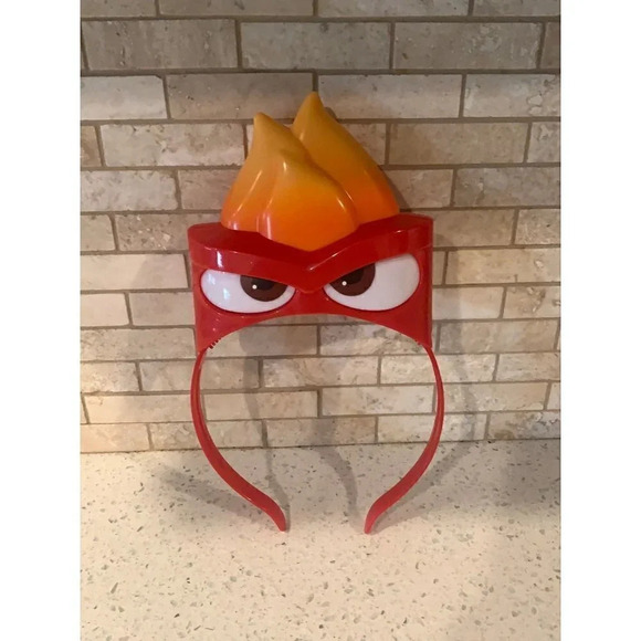 Disney Parks Inside Out Anger Light Up Ears Headband. Bd - Picture 1 of 2